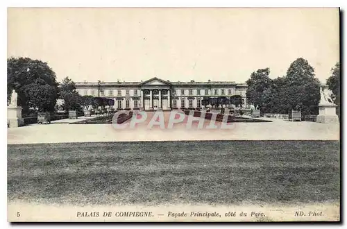 Ansichtskarte AK Palais de Compiegne Facade Principale cote du Parc