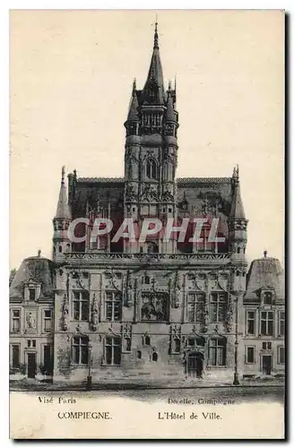 Cartes postales Compiegne L'Hotel de Ville