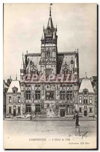 Cartes postales Compiegne L'Hotel de Ville