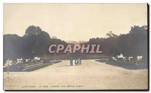 Ansichtskarte AK Compiegne Le Parc Avenue des beaux monts