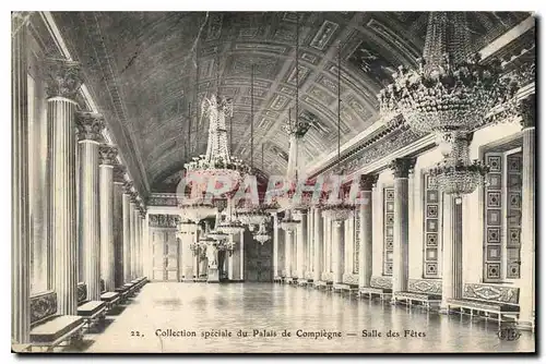 Cartes postales Collection speciale du Palais de Compiegne Salle des Fetes