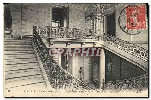 Cartes postales Palais de Compiegne L'Escalier d'Honneur