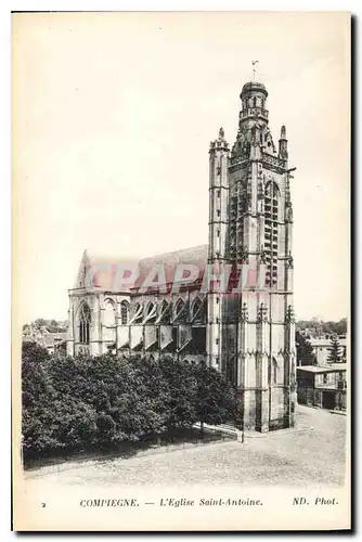 Ansichtskarte AK Compiegne L'Eglise Saint Antoine