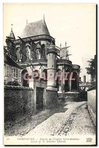 Ansichtskarte AK Compiegne Abside de l'Eglise Saint Antoine