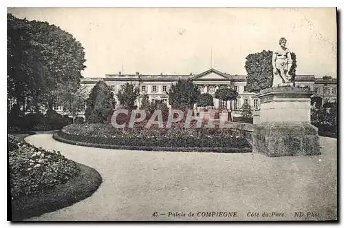 Ansichtskarte AK Palais de Compiegne Cote du Parc