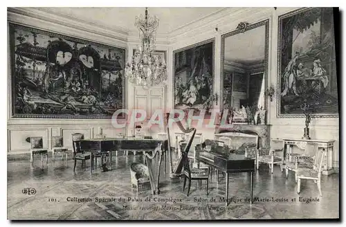 Ansichtskarte AK Collection Speciale du Palais de Compiegne Saolon de Musique de Marie Louise et Eugenie