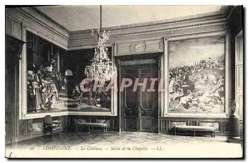 Ansichtskarte AK Compiegne Le Chateau Salon de la Chapelle