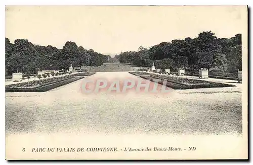 Ansichtskarte AK Parc du Palais de Compiegne L'Avenue des Beaux Monts