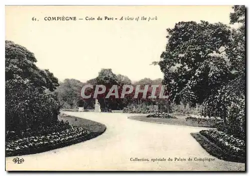 Ansichtskarte AK Compiegne Coin du Parc