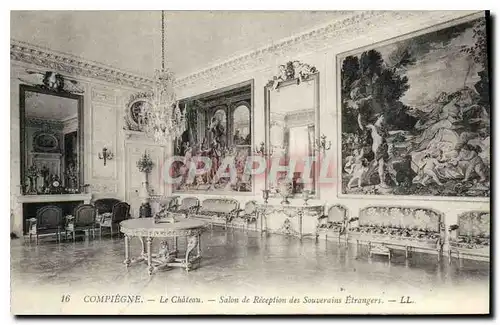 Ansichtskarte AK Compiegne Le Chateau Salon de Reception des Souverains Etragers