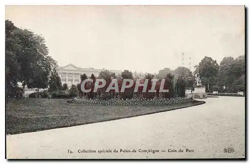 Cartes postales Collection speciale du Palais de Compiegne Coin du Parc