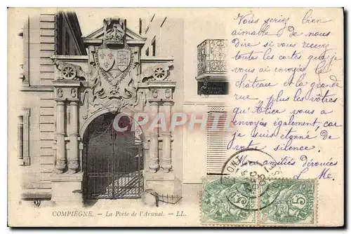 Cartes postales Compiegne La Porte de l'Arsenal