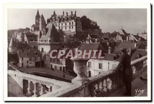 Ansichtskarte AK Chateau de Loches Le Chateau Royal et la Porte des Cordeliers