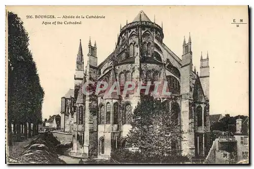 Ansichtskarte AK Bourges Abside de la Cathedrale