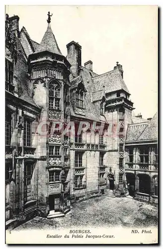 Cartes postales Bourges Escalier du Palais Jacques Coeur