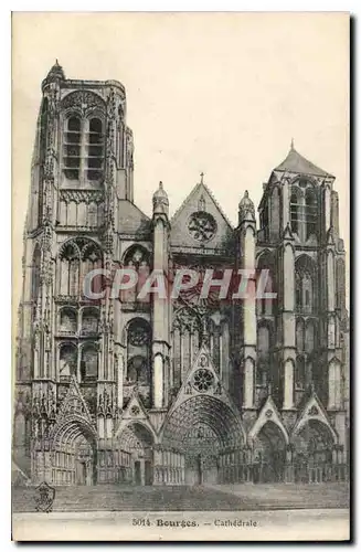 Cartes postales Bourges Cathedrale