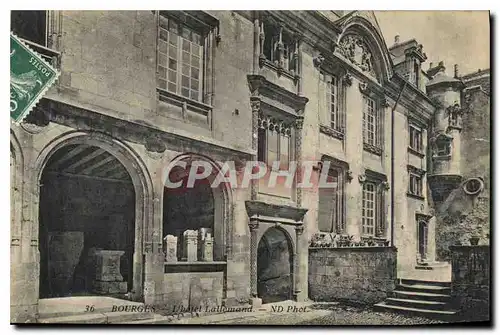 Cartes postales Bourges L'Hotel Lallemand