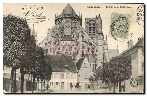 Cartes postales Bourges Abside de la Cathedrale