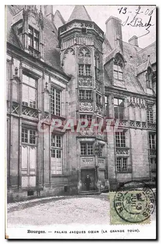 Ansichtskarte AK Bourges Palais Jacques Coeur La Grande Tour