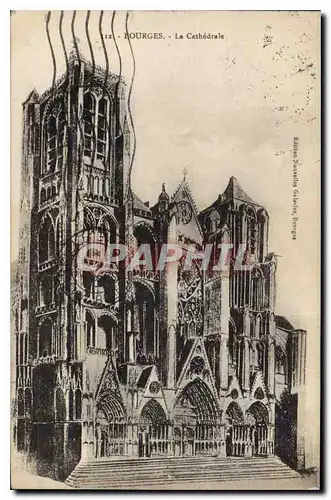 Cartes postales Bourges La Cathedrale