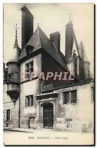 Cartes postales Bourges Hotel Cujas