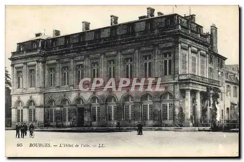 Cartes postales Bourges L'Hotel de Ville