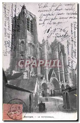 Cartes postales Bourges La Cathedrale