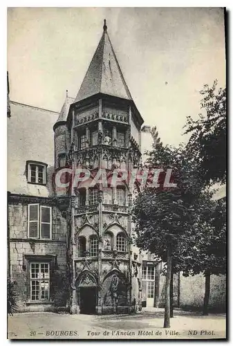 Cartes postales Bourges Tour de l'Ancien Hotel de Ville