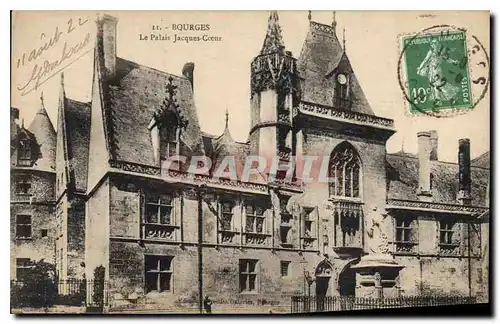 Cartes postales Bourges Le Palais Jacques Coeur