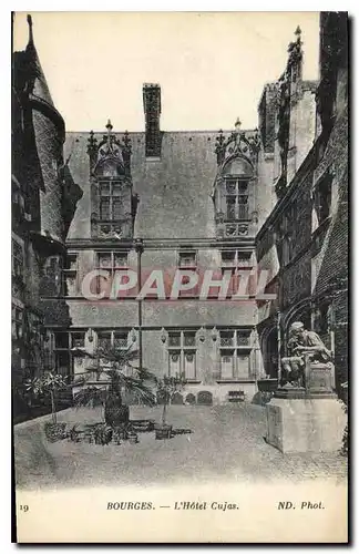 Cartes postales Bourges L'Hotel Cujas