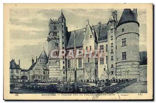 Cartes postales Bourges Facade sud du Palais Acques Coeur