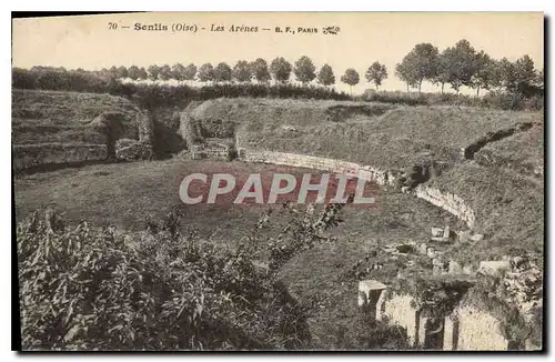 Ansichtskarte AK Senlis Oise Les Arenes