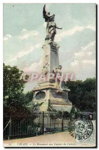 Ansichtskarte AK Calais Le Monument aux Enfants