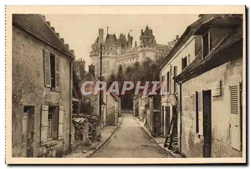 Cartes postales Chateau de Pierrefonds Oise Le Chateau vu d'Une Vieille Rue