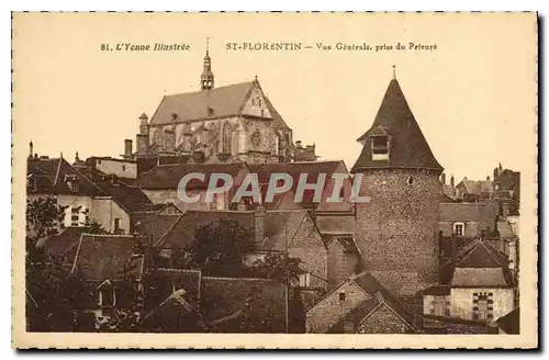 Ansichtskarte AK L'Yonne Illustre St Florentin Vue Generale prise du Prieure