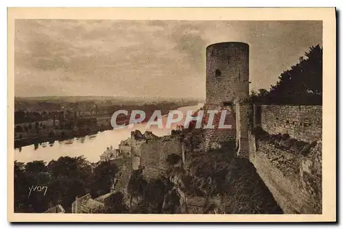 Ansichtskarte AK Chinon Tour du Moulin et Vallee de la Vienne