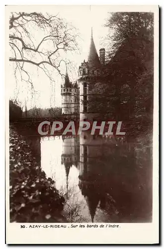 Ansichtskarte AK Azay le Rideau Sur les bords de l'Indre