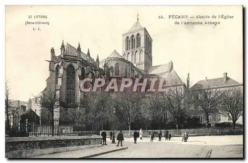 Cartes postales Fecamp Abside de l'Eglise de l'Ancienne Abbaye