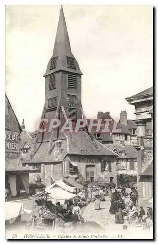 Cartes postales Honfleur Clocher de Sainte Catherine