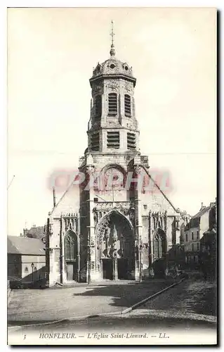 Ansichtskarte AK Honfleur L'Eglise Saint Leonard