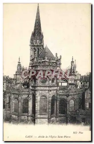 Cartes postales Caen Abside de l'Eglise Saint Pierre