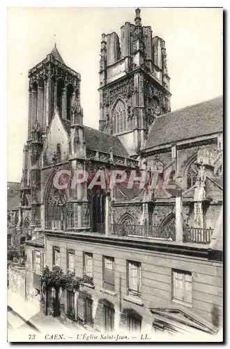 Cartes postales Caen L'Eglise Saint Jean