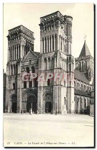 Cartes postales Caen La Facade de l'Abbaye aux Dames