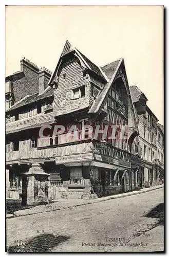 Ansichtskarte AK Lisieux Vielles Maisons de la Grande Rue