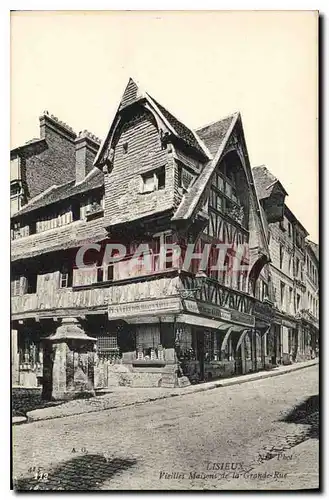 Cartes postales Lisieux Vielles Maisons de la Grande Rue