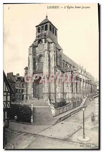 Ansichtskarte AK Lisieux L'Eglise Saint Jacques