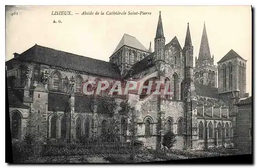 Cartes postales Lisieux Abside de la Cathedrale Saint Pierre