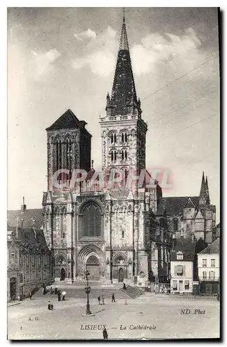 Cartes postales Lisieux La Cathedrale