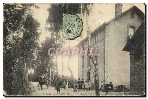 Cartes postales Hotel des Settons Nieve