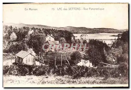 Cartes postales En Morvan Les des Settons Vue Panoramique